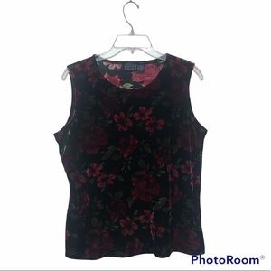 Laura Scott Large velvety tank top